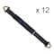 Tie 4 Safe 2" x 18" Axle Straps w/ Sleeve & D Rings, WLL: 3, 333 lbs., PK12 RT41A-18M18-BLK-C-12 - alternate 1